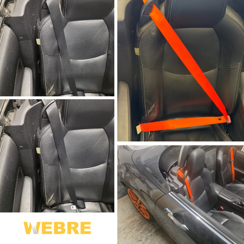 Car seat belt rewebbing - seat,