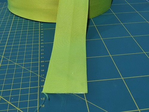 Yellow webbing 50mm wide - yellow,