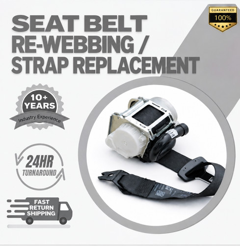 Seat belt rewebbing - seat, (pair)