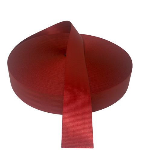 47mm wide red - red, belt