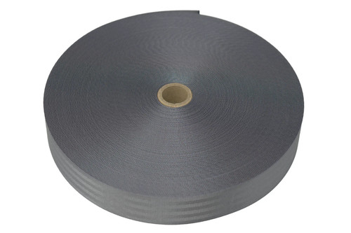 Grey seat belt webbing - grey, 47mm