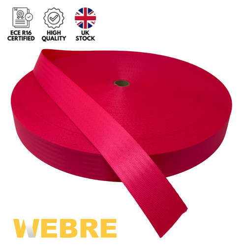 Seat belt webbing 47mm wide - seat,